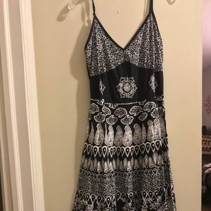 Black and white dress